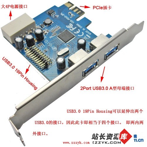 台式机&笔记本电脑USB2.0转换成USB3.0 无需升级主板
