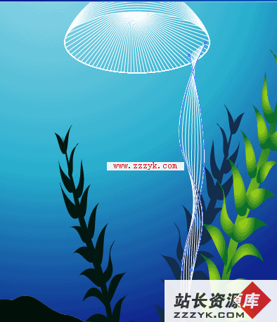 Illustrator绘制美丽的海底世界_天极设计在线转载