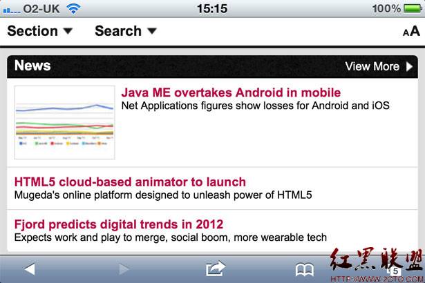 Mobile growth will increase the number of mobile-optimised sites in 2012