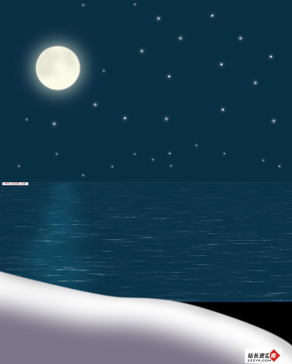 Photoshop精彩实例剖析海上升明月