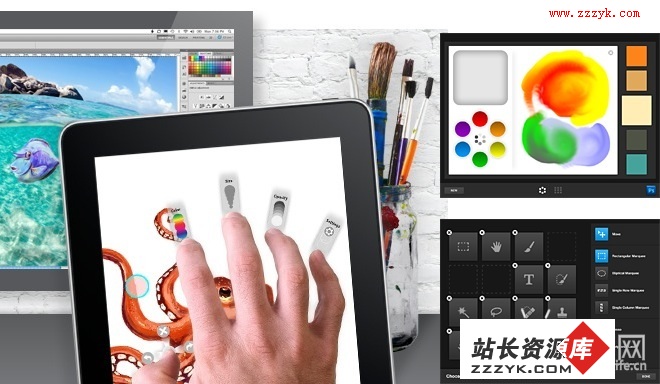 iPad版Photoshop设计发布,调色板功能讲解