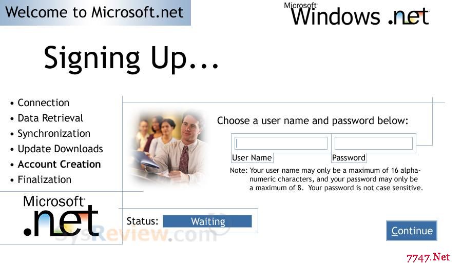 Windows.NET Setup